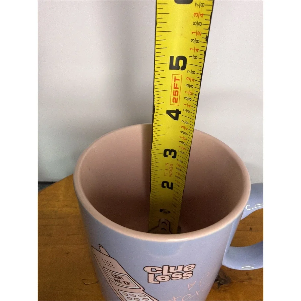Clueless Movie Mug Pink Inside Blue Outside Cell Phone 